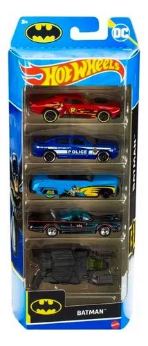 Carrinho Hot Wheels Pack Cartela C Edição Batman Mattel Frete grátis