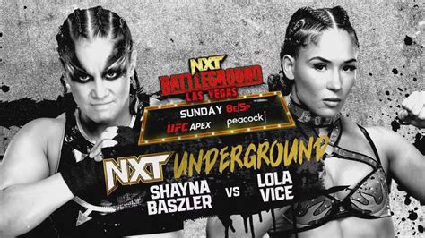 Nxt Battleground Las Vegas Lola Vice Vs Shayna Bazzler 2k24 Simulation