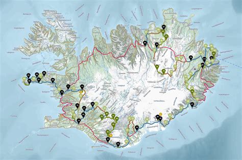 map of campgrounds in iceland 5