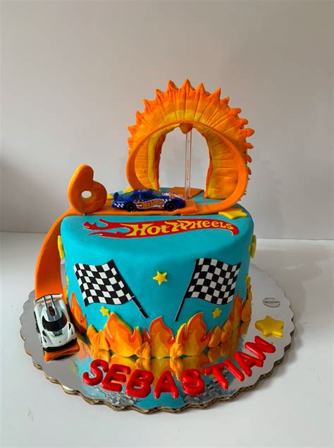 Arriba Imagen Pastel Cumplea Os Hot Wheels Abzlocal Mx