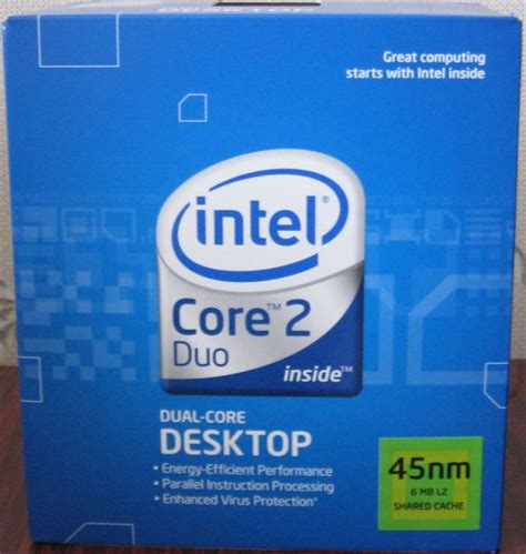 Обзор процессора Core 2 Duo E8400
