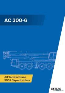 Demag AC300 6 80m Load Chart Specification Cranepedia