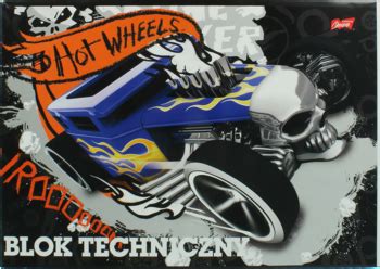 St Majewski Hot Wheels Blok Techniczny A Kartek Bia Y Szt Drogeria Rossmann Pl