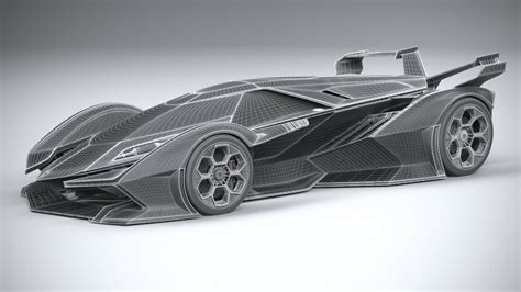 Lamborghini V12 Vision Gran Turismo 3D Model By SQUIR