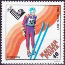 Hungary 1979 Airmails Winter Olympic Games Lake Placid Stamps Of