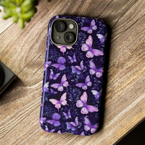 Purple Butterfly Phone Case For Iphone 15 Pro Max Iphone Mini 13 Cell Phone Case 14 Pro Max