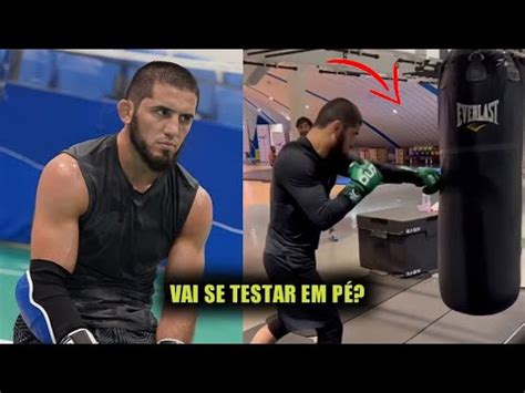 Islam Makhachev AFIANDO sua TROCAÇÃO para LUTA contra Charles Oliveira