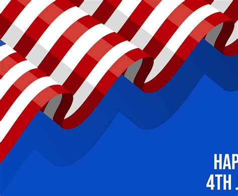 4th July America Flag Background Vector Art & Graphics | freevector.com