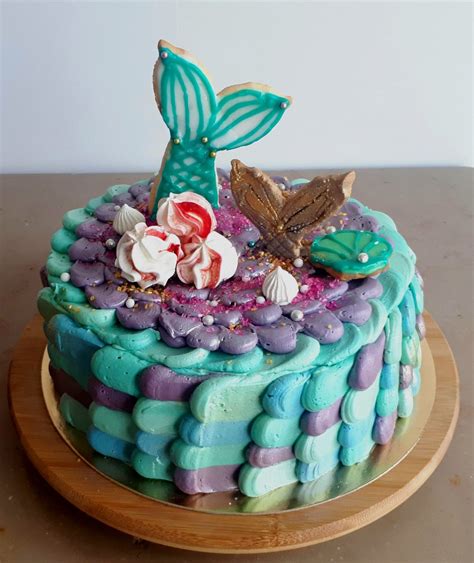 Gateau Sirene Ou Mermaid Cake Mermaid Cakes Cake Mermaid Birthday