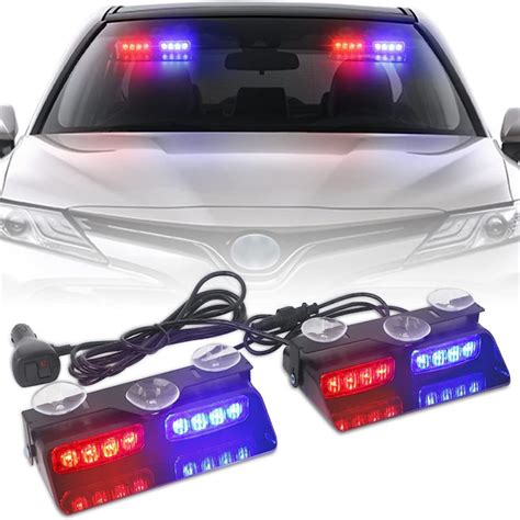 In Led Car Strobe Lights For Emergency Flash Warning Lamp