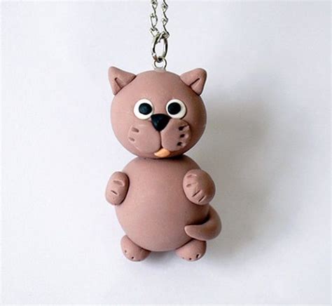 Идеи для котиков из глины | Кот и кошка | Polymer clay cat, Polymer ...