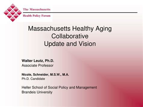 Ppt Massachusetts Healthy Aging Collaborative Update And Vision