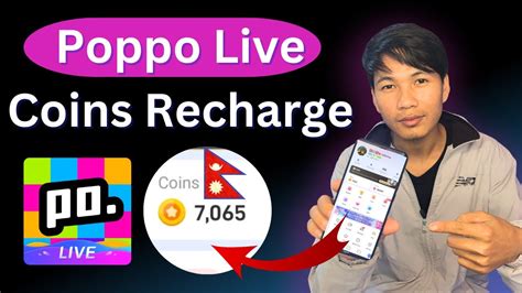 Poppo Live Coins Recharge How To Topup Coins In Poppo Live App Youtube