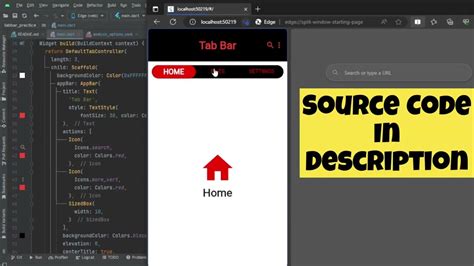 Flutter Custom Tab Bar Flutter Tutorial For Beginner Speed Code