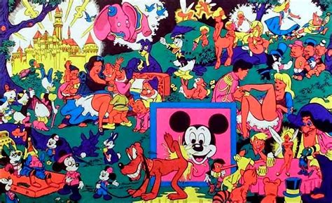 Wally Woods Disneyland Memorial Orgy Underground Comic Black Light