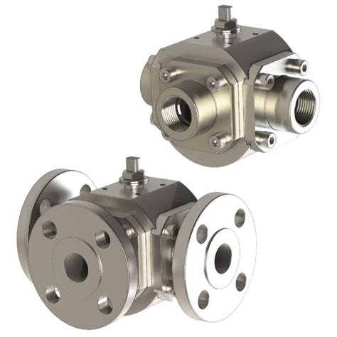 Multi Port Stainless Steel SS Ball Valve Flowtech Valves And