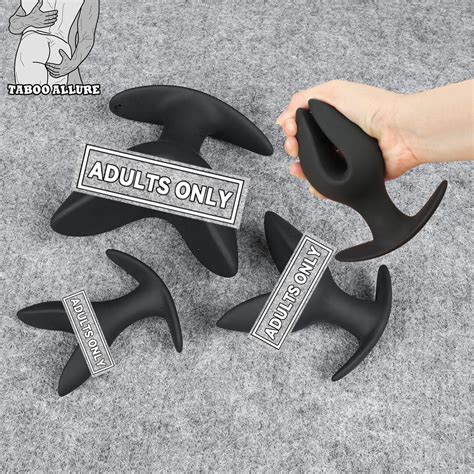 Open Wide Butt Plug Silicone Anal Plug Anal Training Plug Huge Tunnel Plug Anal Sex Toy