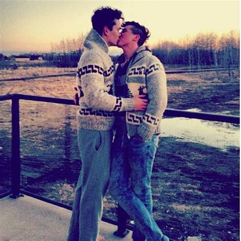 Two Gay Men In Sweater Kissing Sex And Love Man In Love Lgbt Love Fair Isle Pattern Gay