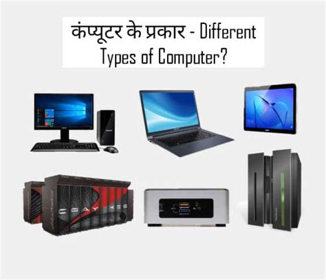 कंप्यूटर कितने प्रकार के होते है Types Of Computers