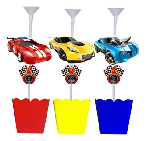 Kit Centro De Mesa Hot Wheels Carros Mercadolivre
