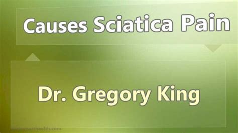 PPTX Causes Of Sciatica Pain By Cumming Chiropractor Dr King