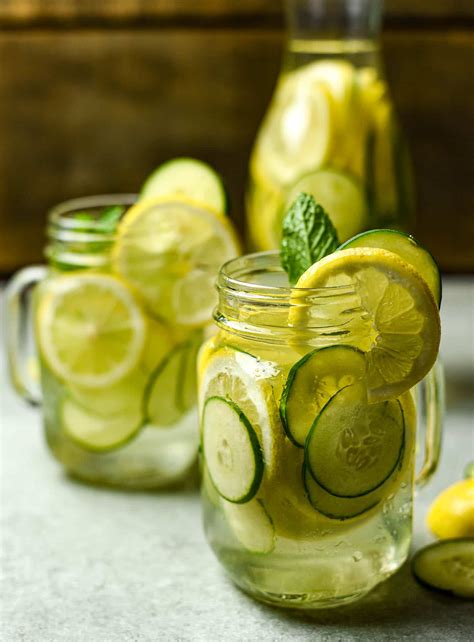 Easy Lemon Cucumber Water Recipe Shane And Simple