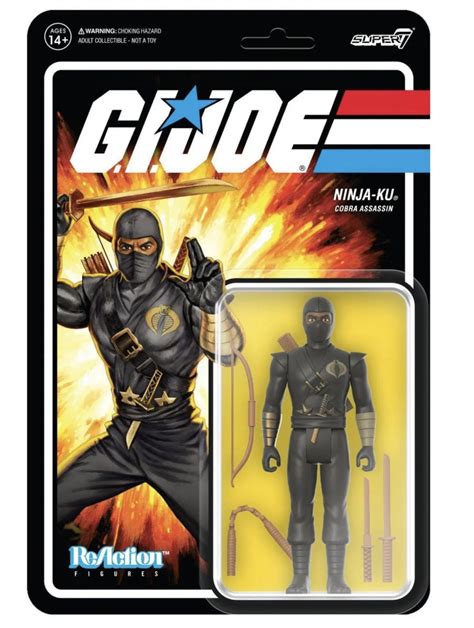 Super7 Gi Joe Reaction Ninja Ku Target Exclusive Toy Habits