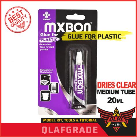 Clear Glue For Plastic Lem Bening Transparant Dries Clear Model Kit Qlaf Grade