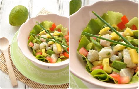 Ceviche De Daurade Avocat Et Mangue Recettesetplats