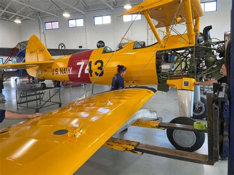 Stearman Restoration Complete Military Aviation Museum