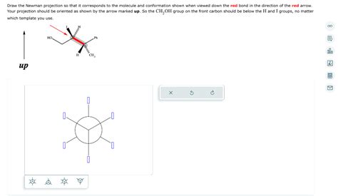 Solved Draw The Newman Projection So That It Corresponds To Chegg