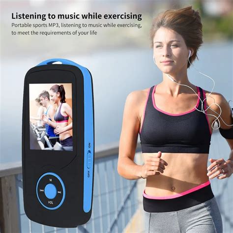 Portable Sport MP3 Player With bluetooth 1.8in Colorful Screen Audio ...