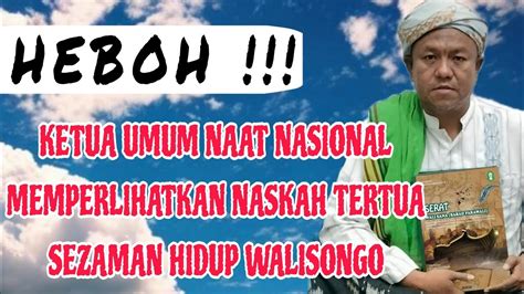 Heboh Ketua Umum Naat Nasional Menunjukkan Data Primer Tentang