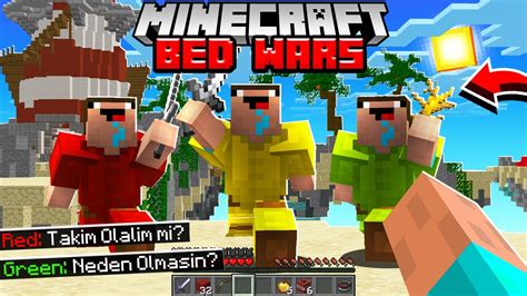 Minecraft Bedwars Ama Manhunt Gİbİ Herkes Benİ Kovaliyor Youtube