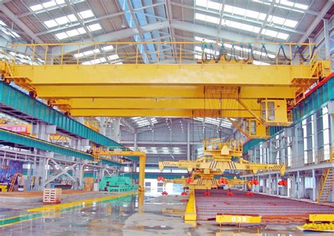 Heavy Duty Double Girder Overhead Crane Electromagnetic Overhead