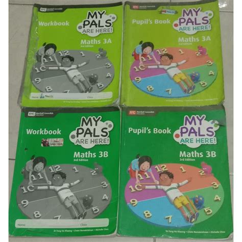 Jual MY PALS ARE HERE MATHS 3A 3B WORKBOOK DAN PUPILS BOOK MY PALS