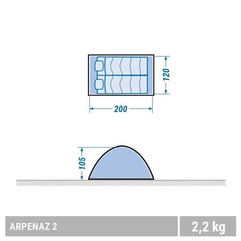 Quechua Arpenaz tent for 2 man, green, Sports Equipment, Hiking ...