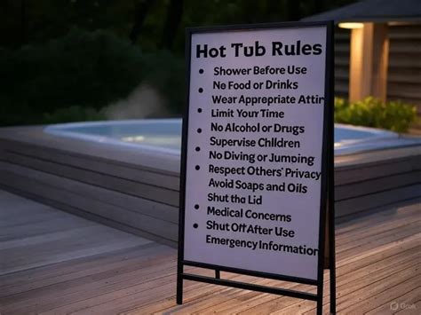 Hot Tub Rules For Guests How To Enjoy Soaking In A Hot Tub