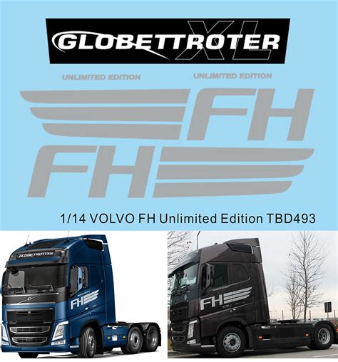 Decals X Volvo Fh Globetrotter Unlimited Edition Tb Decal Tbd