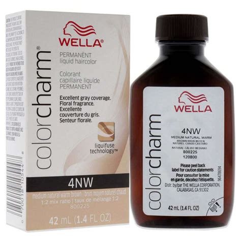 Wella Color Charm Permanent Liquid Haircolor Nw Medium Natural Warm Blonde By Wella For