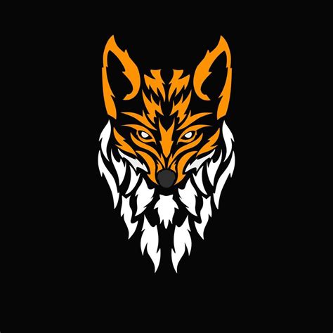 Illustration vector graphic of tribal art head fox 13477462 Vector Art at Vecteezy