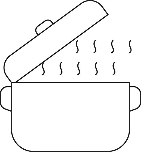 Flat style open casserole icon. 24924797 Vector Art at Vecteezy