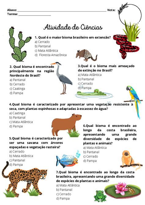 Texto Sobre Biodiversidade Com Interpretação E Gabarito