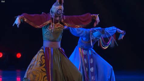 Traditional Mongolian Dance Professional Dancers Youtube