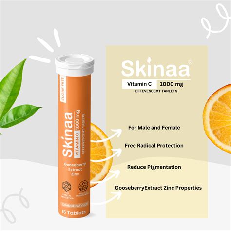 Skinaa Vitamin C 1000mg Effervescent Tablet