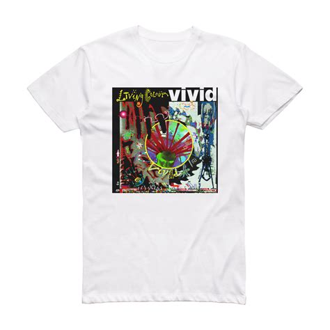 Living Colour Vivid Album Cover T-Shirt White – ALBUM COVER T-SHIRTS