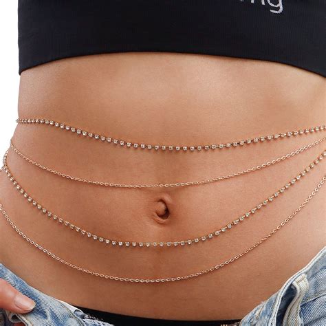 Multilayered Bikini Belly Chain