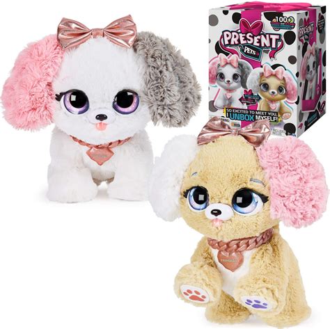 Present Pets Interaktywny piesek szczeniak niespodzianka + Dźwięk ...