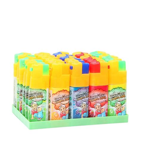 Жидкая конфета-спрей Johny Bee Gas lighter Spray Зажигалка, 30мл х 30 ...