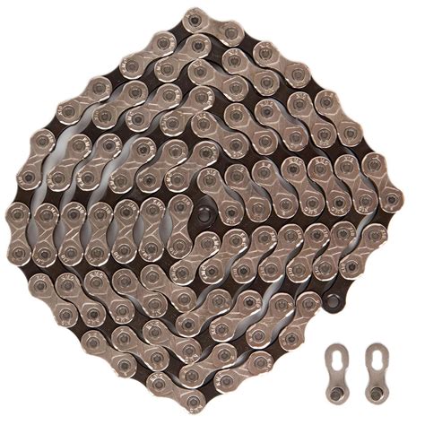 Велосипедная цепь 10ск. 116зв. silver/black КМС X10 с замком ...